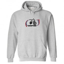 Raleigh Grifter Classic Unisex Kids and Adults Pullover Hoodie for Bicycle Lovers
